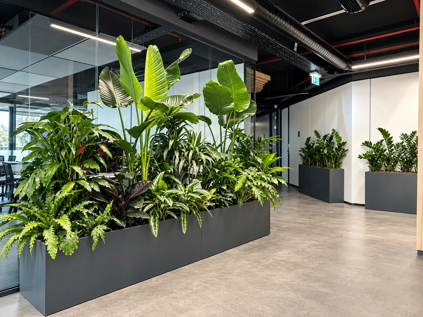 Binnenproject met CLVR Planters plantenbakken